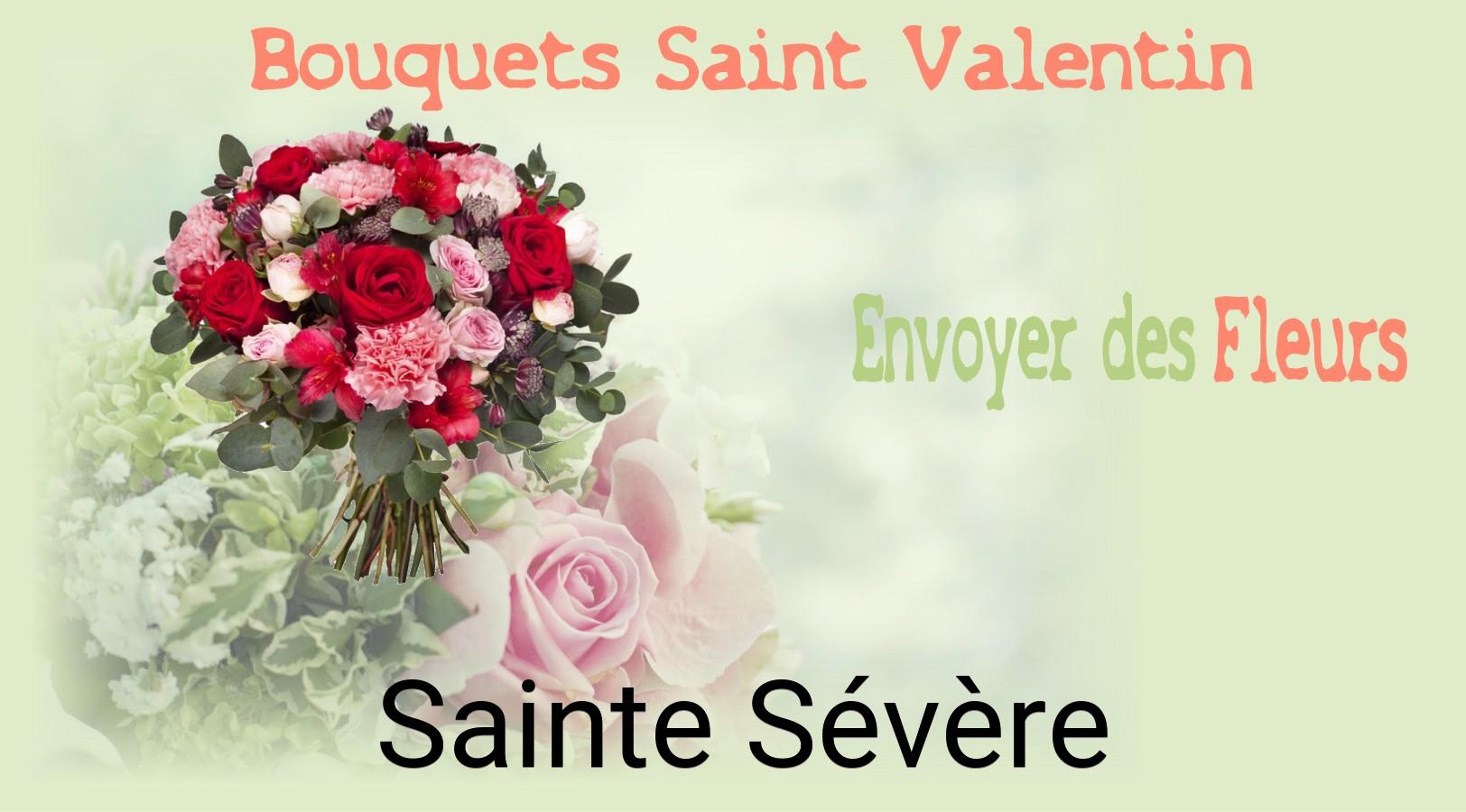 Roses de Saint-Valentin livrées à Sainte-Sévère